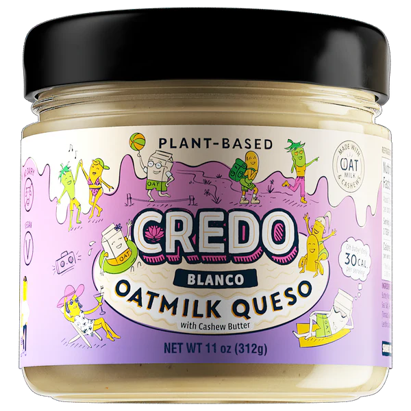 Credo Oatmilk Queso Blanco | Creamy, Dairy-Free Cheese Alternative
