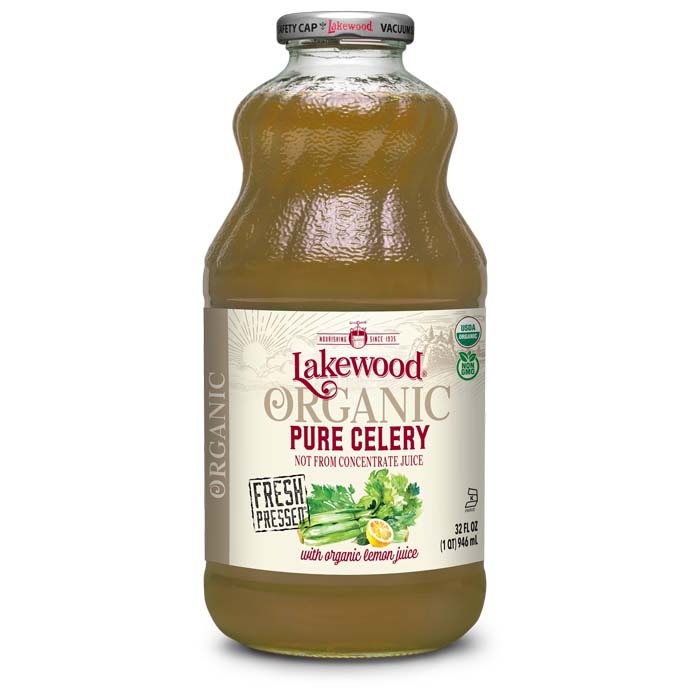 Lakewood Pure Celery Juice, 32oz Refreshing & NutrientPacked