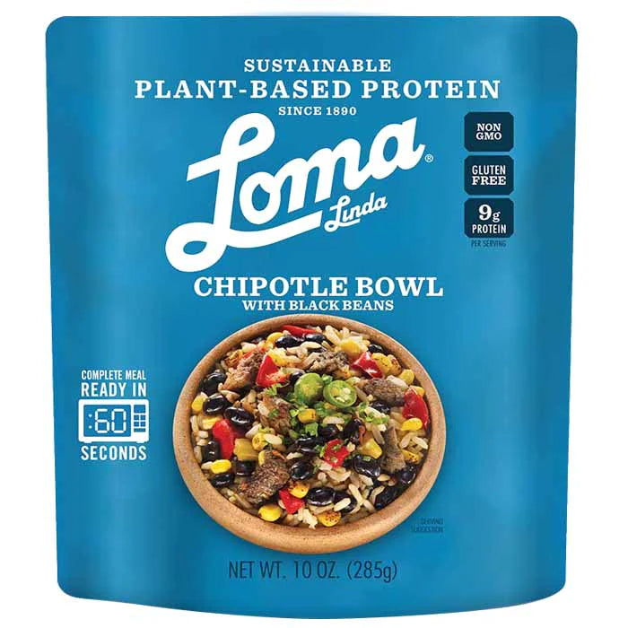 Loma Linda Chipotle Bowl, 10oz Vegan Essentials