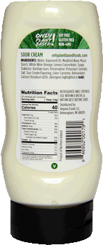 Only Plant Based - Vegan Sour Cream, 11oz.