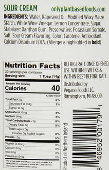 Only Plant Based - Vegan Sour Cream, 11oz.