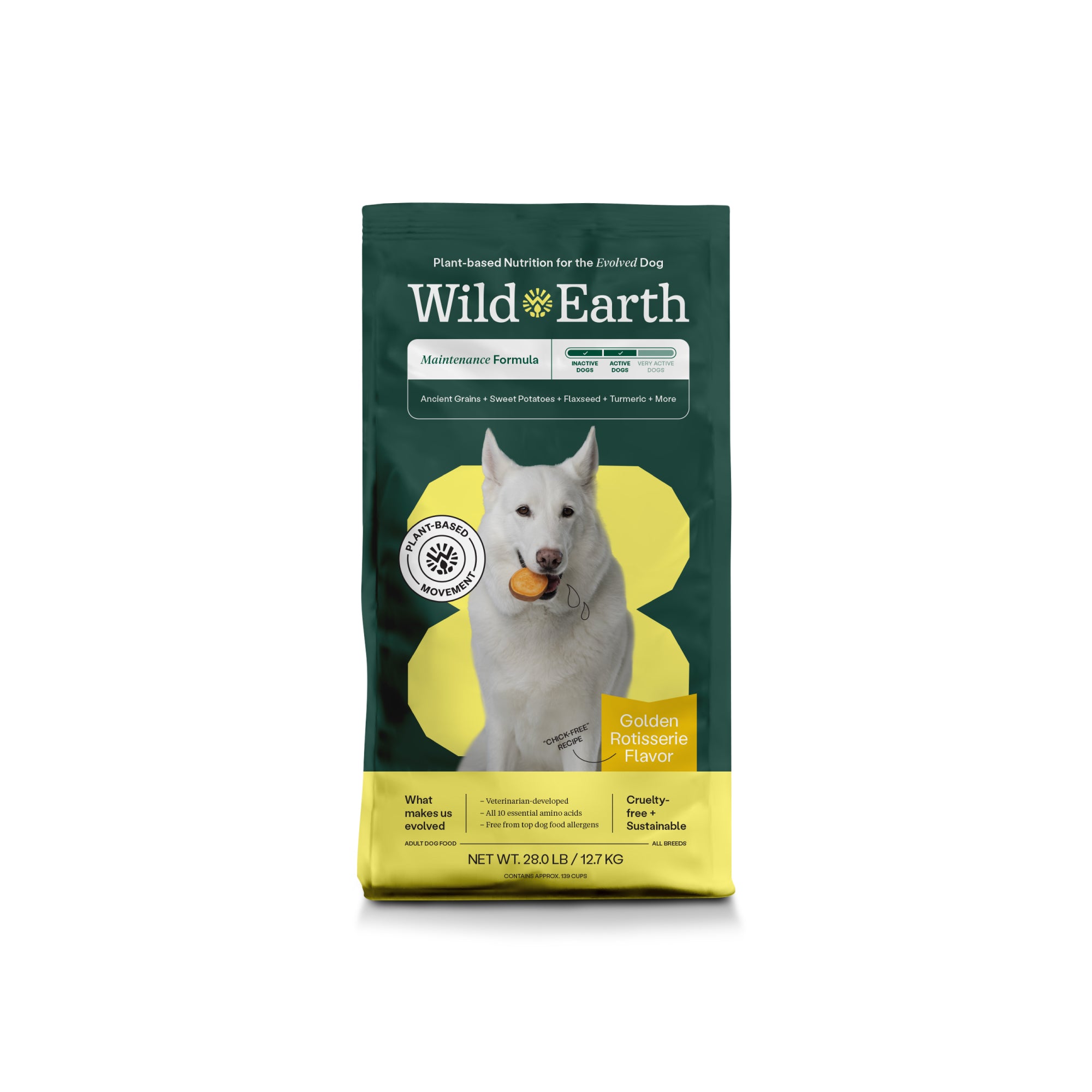 Wild Earth Maintenance Formula Dog Food Golden Rotisserie