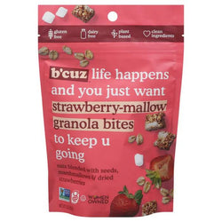 b'cuz Snacks - Granola Bites Strawberry-Mallow, 5oz