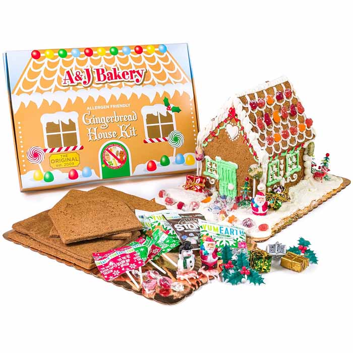 A&J Bakery AllergenFree Gingerbread House Kit Vegan Essentials