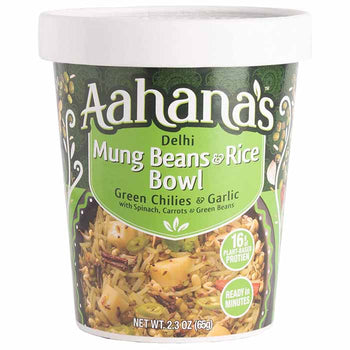 Aahana's - Delhi Mung Beans & Rice Bowl, 2.3oz
