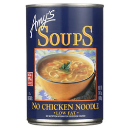 Amy's - No Chicken Low Fat Noodle Soup, 14.1oz