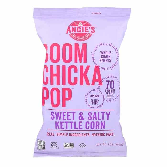 Angie's Boomchickapop Sweet & Salty Kettle Corn, 7oz Vegan Essentials