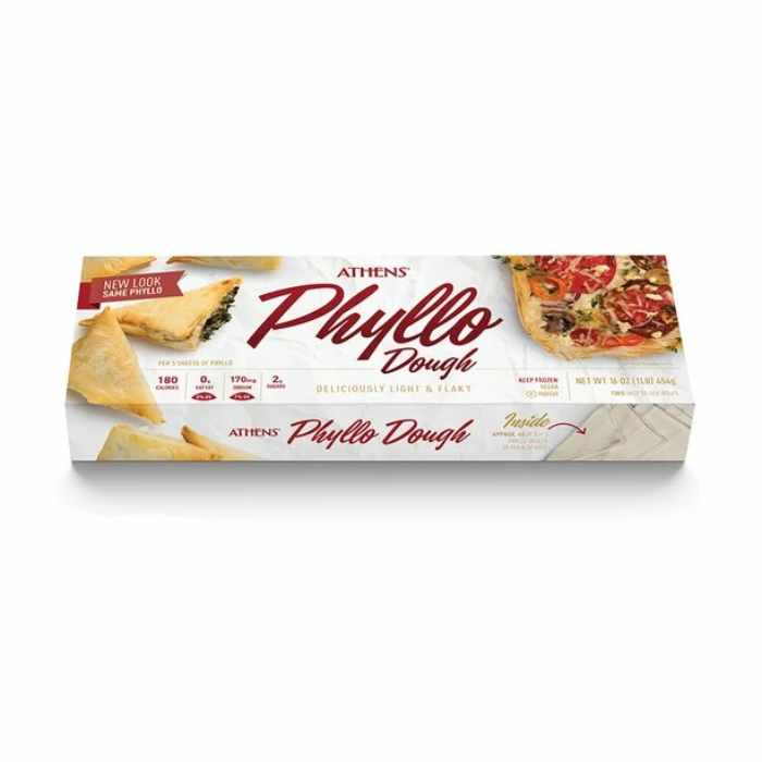 Athens Fillo Dough Twin Pack - apx 20 sheets per pack - 16 oz pkg