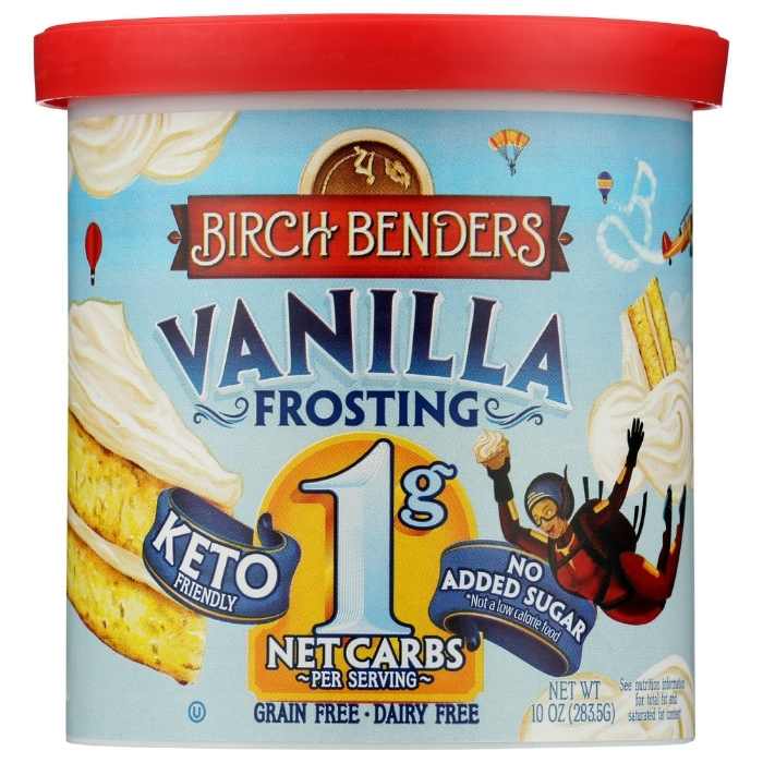 Birch Benders Keto Frosting, 10oz Multiple Flavors Vegan Essentials