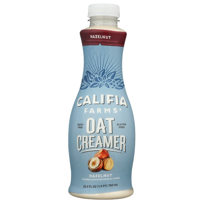 Califia Farms Oat Milk Creamer Hazelnut, 25.4 fl oz Vegan Essentials