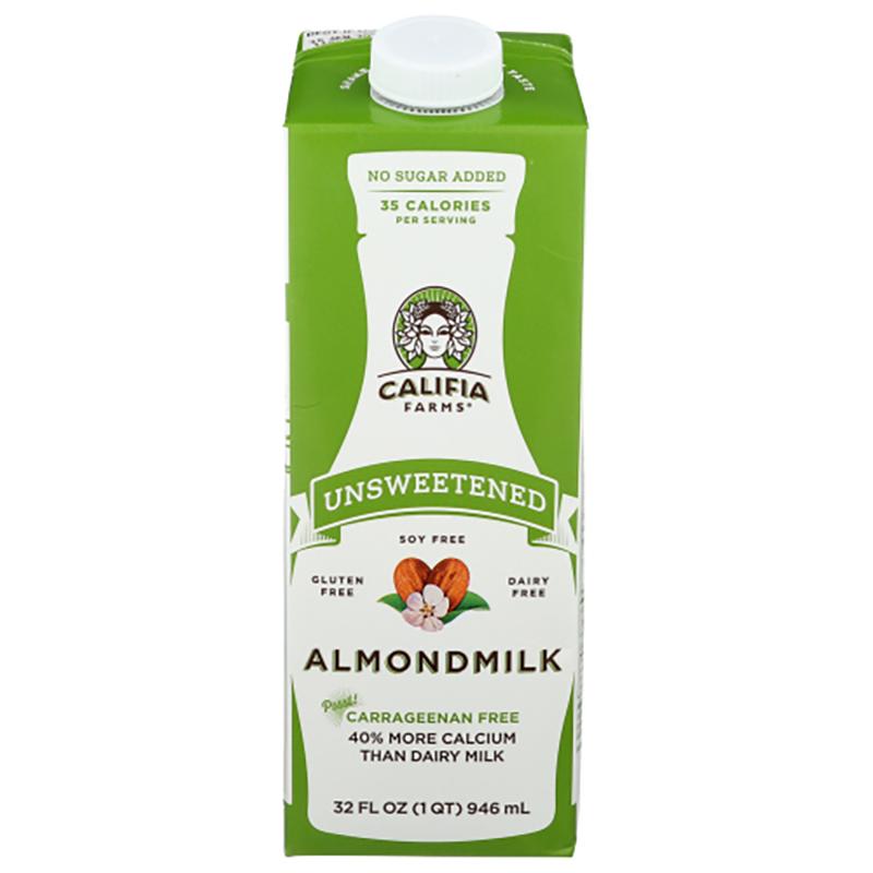 Califia Farms - Original Almond Barista Blend Almond Milk 32 Oz (Pack Of  6), Shelf Stable, Dairy Free, Plant Based, Vegan, Gluten Free, Non GMO,  High
