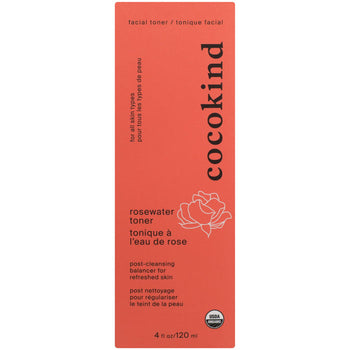 Cocokind - Organic Rosewater Facial Toner, 4 fl oz