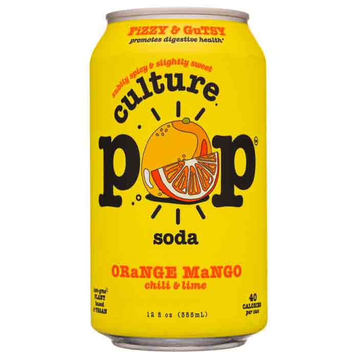 Culture Pop Premium Prebiotic Soda Selection Vegan Essentials