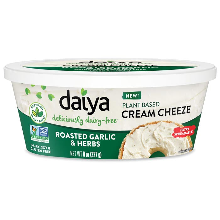 Daiya Roasted Garlic & Herbs Cream Cheese Style Spread, 8oz Vegan