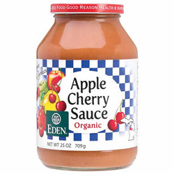 Eden Foods - Organic Apple Cherry Sauce, 25oz
