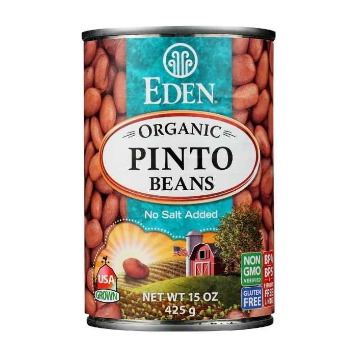 Eden Foods Organic Pinto Beans Multiple Sizes Vegan Essentials