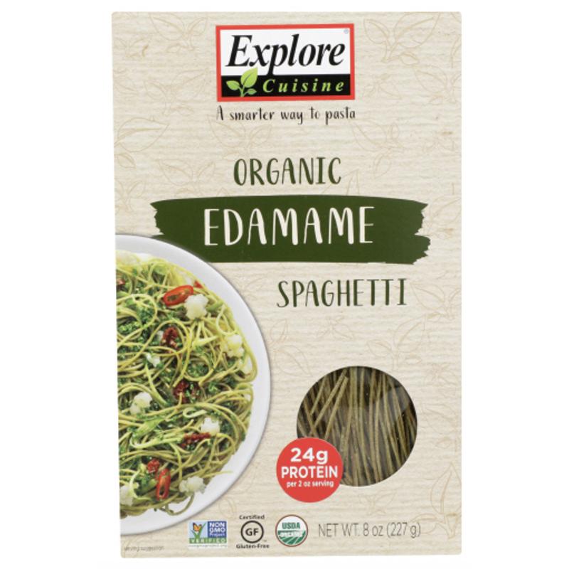 Explore Cuisine Edamame Spaghetti Pasta, 8oz Vegan Essentials