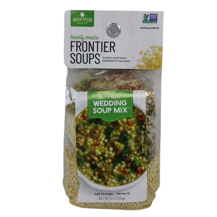 Frontier Soups Wedding Soup Mix, 9oz Buy Online at PlantX Vegan
