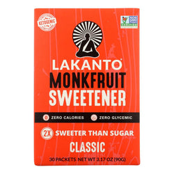 Lakanto - Monkfruit Sweetener Sticks, 3.17oz