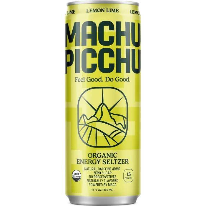 Machu Picchu - Refresh 40 Organic Energy Seltzer, 12fl Oz | Multiple F ...