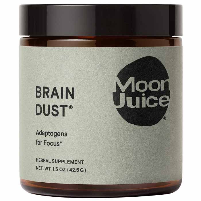 Moon Juice Brain Dust Adaptogens for Focus, 1.5oz Vegan Essentials