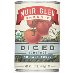 Muir Glen - Organic Diced Tomatoes No Salt, 14.5oz