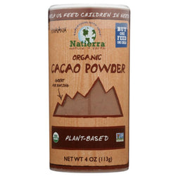 Natierra - Cacao Shaker Powder, 4oz