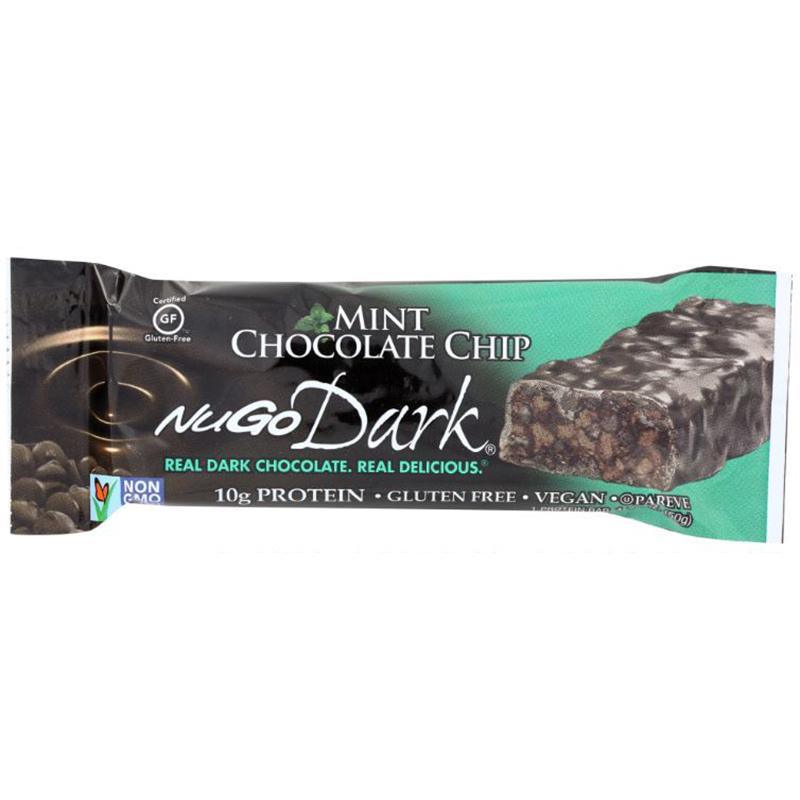 Nugo Protein Bar Dark Chocolate With Mint Chocolate Chip, 1.76 oz