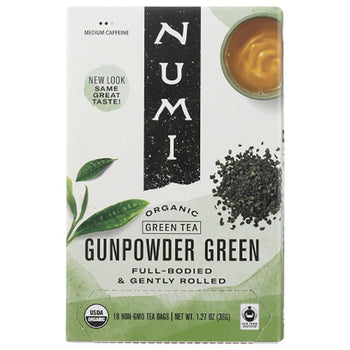 Numi Tea - Gunpowder Green Tea, 18 Bags