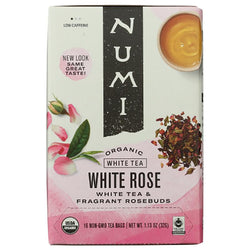 Numi Tea - White Rose Tea, 16 Bags