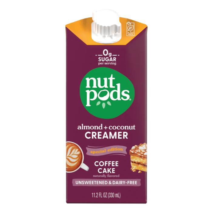 Nutpods Unsweetened Creamer Coffee Cake, 11.2oz Vegan Essentials