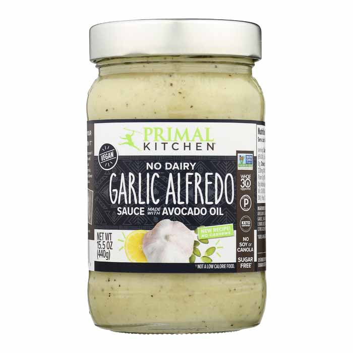 Primal Kitchen Garlic Alfredo Sauce Vegan Option Available! Vegan