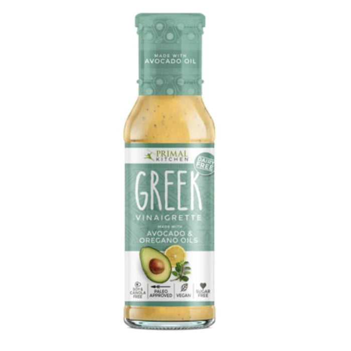 Primal Kitchen Greek Vinaigrette - 8 oz bottle