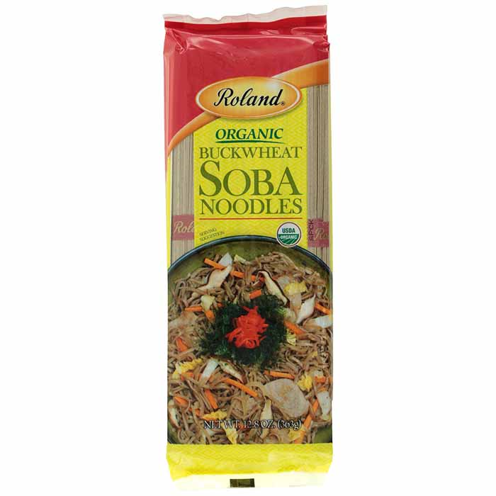 ROLAND PRODUCTS Buckwheat Soba Noodles, 12.8oz Vegan Essentials