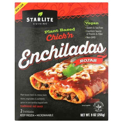 Starlite Cuisine - Plant-Based Enchiladas Roja, 9oz