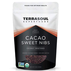 Terrasoul Superfoods - Organic Sweet Cacao Nibs, 16oz