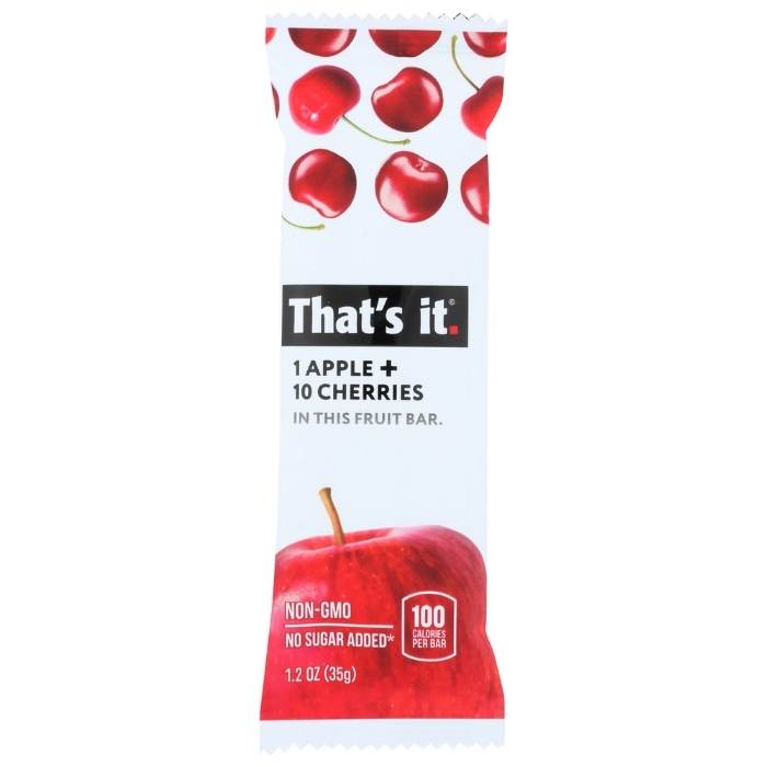 That's it. Apple Fruit Bars, 1.2oz Multiple Flavors Vegan Essentials