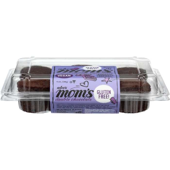 Abe's Mom's GlutenFree Chocolate Muffins, 6Pack Vegan Essentials