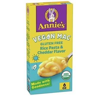 Annie's Homegrown Gluten Free Macaroni & Cheese, Rice Pasta & Cheddar - 6 oz box