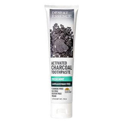 Desert Essence Activated Charcoal Fresh Mint Toothpaste