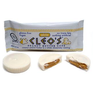 Go Max Go - White Cleo's Peanut Butter Cups | Multiple Sizes