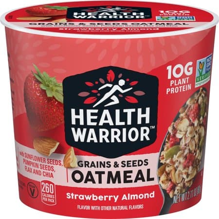 Health Warrior - Strawberry Almond Cup, 2.11OZ - Pack of 12