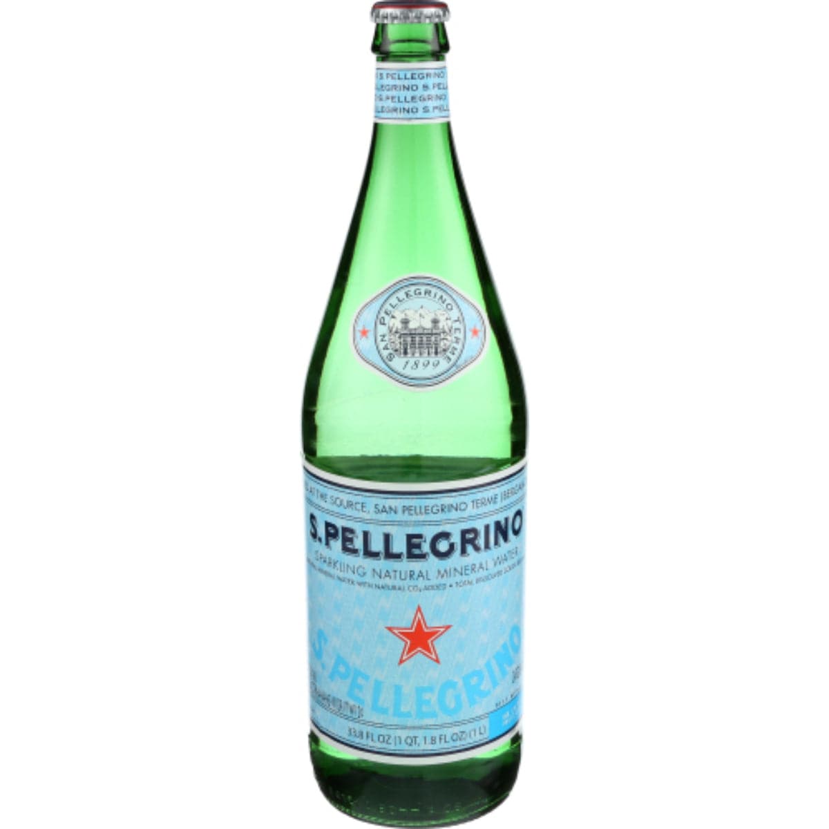 San Pellegrino - Sparkling Natural Mineral Water 33.8 FO - Pack of 12