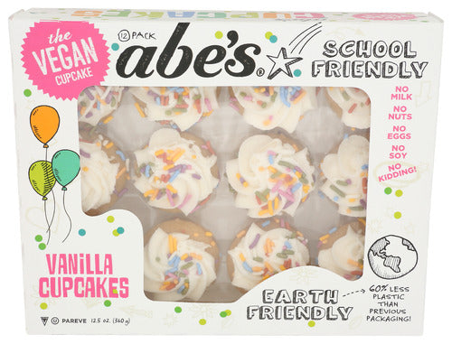 Abe's - Mini Cupcakes - Vegan Vanilla