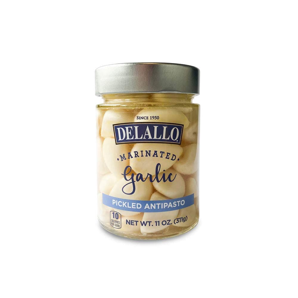 Delallo - Marinated Garlic In Extra Virgin Olive Oil, 11 Oz (Pack of 12)