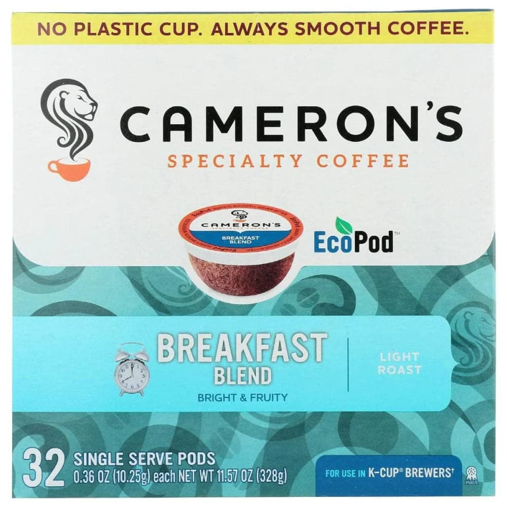 Camerons Coffee - Breakfast Blend K-Cups Coffee, 11.57 Oz