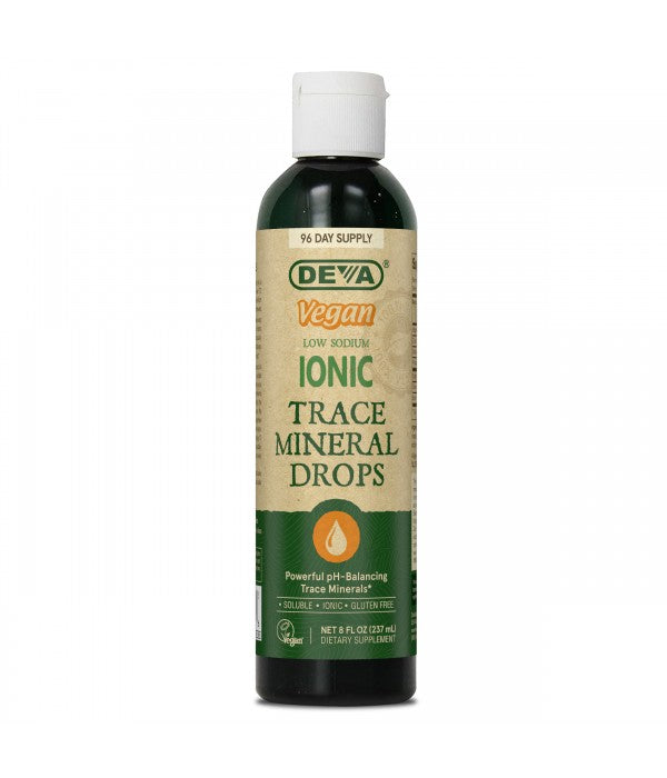 Deva - Vegan Ionic Trace Mineral Drops, 8fl oz