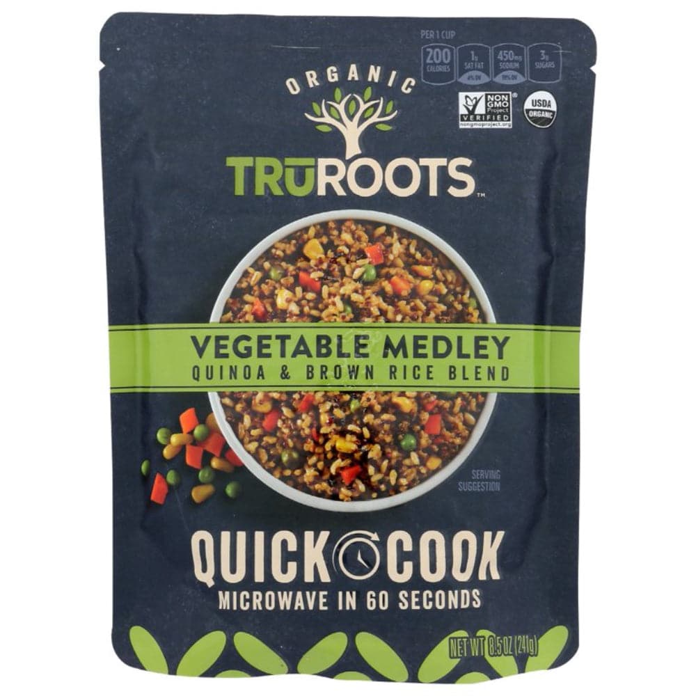 Truroots - Vegetable Medley Quinoa And Brown Rice Blend 8.5 OZ - (Pack of 8)