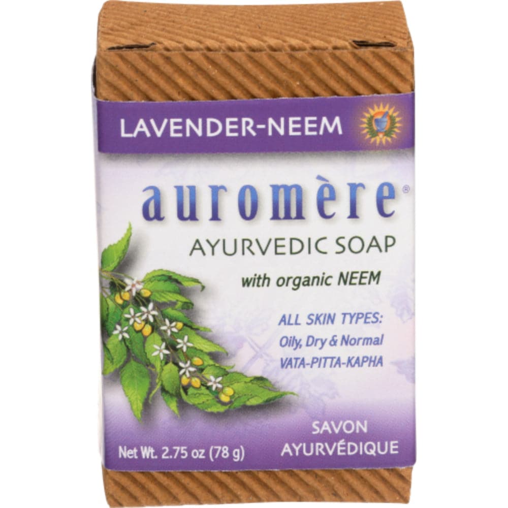 Auromere - Ayurvedic Bar Soap Lavender-Neem, 2.75 oz