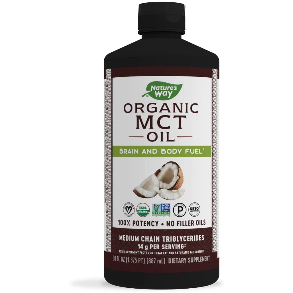 Nature's Way - Organic MCT Oil from Coconut - 30floz